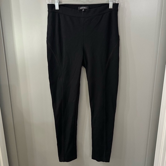 Lafeyette 148 Black Stretchy Slack Pants Size Medium - Picture 1 of 5
